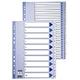 636371 Esselte100138 Register plast hvit A4 1-20 